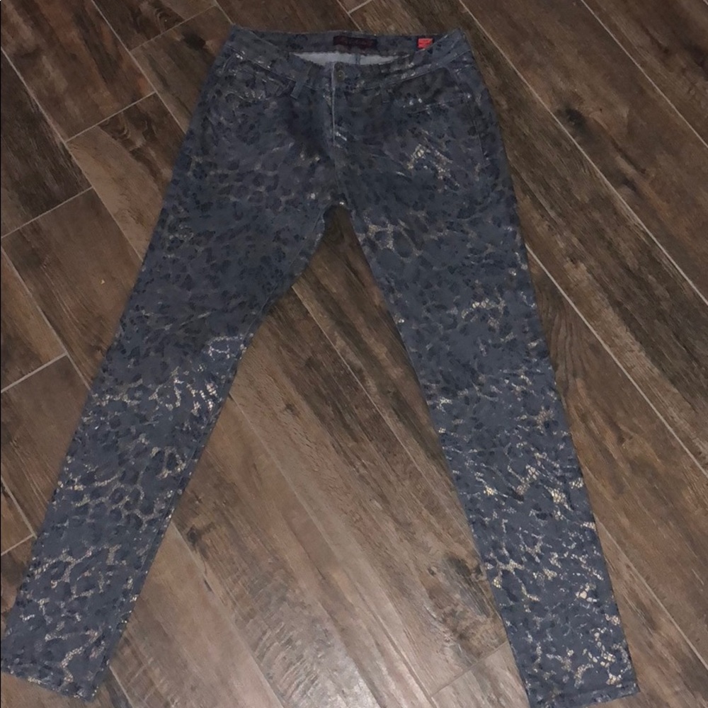 Cult of Individuality snake print jeans